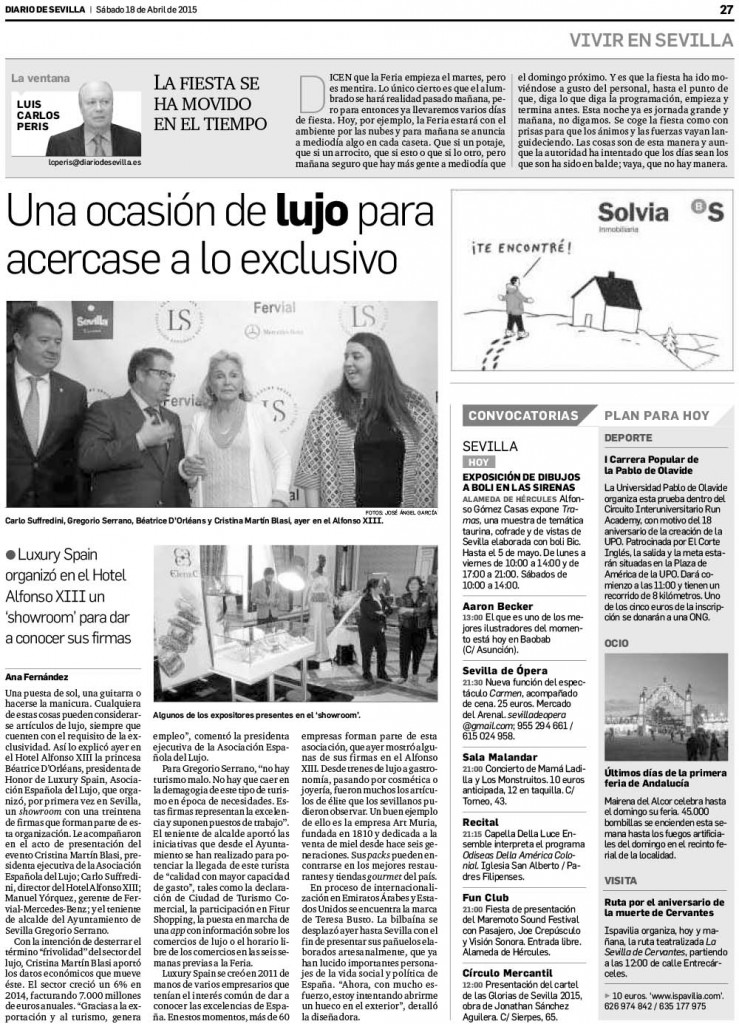 Diario de Sevilla The Luxury Trends