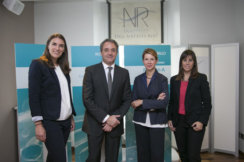 Elisabet Baldrich, Enric Aliberch, Dra. Natalia Ribé y Esther Sualdea